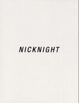 Buchcover Nicknight | Nick Knight | EAN 9783888146619 | ISBN 3-88814-661-5 | ISBN 978-3-88814-661-9