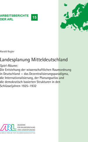 Buchcover Landesplanung Mitteldeutschland | Harald Kegler | EAN 9783888384004 | ISBN 3-88838-400-1 | ISBN 978-3-88838-400-4