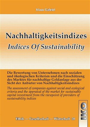 Nachhaltigkeitsindizes - Indices of Sustainability