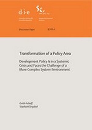 Buchcover Transformation of a policy area | Guido Ashoff | EAN 9783889855985 | ISBN 3-88985-598-9 | ISBN 978-3-88985-598-5