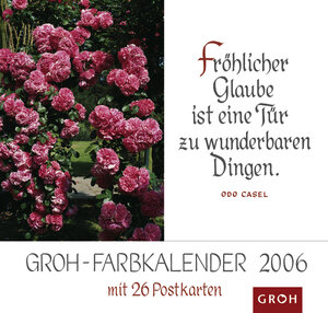 Groh - Farbkalender 2006 . Mit 26 Postkarten.