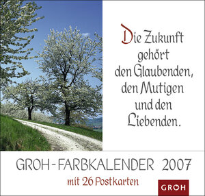 Groh - Farbkalender 2007. Mit 26 Postkarten. (Kalender)