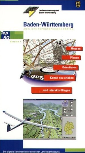 TOP50 Baden-Württemberg: Topographische Karten auf CD-ROM