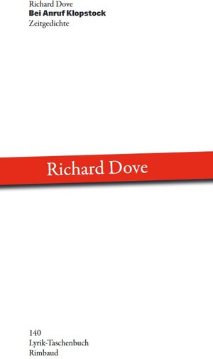 Buchcover Bei Anruf Klopstock | Richard Dove | EAN 9783890861401 | ISBN 3-89086-140-7 | ISBN 978-3-89086-140-1