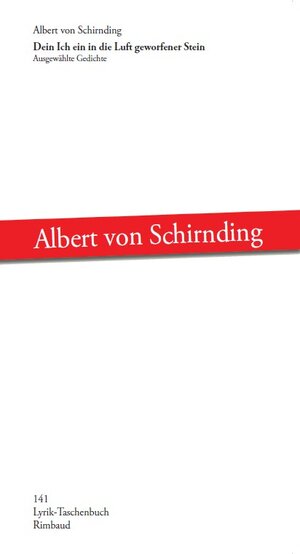 Buchcover Dein Ich ein in die Luft geworfener Stein | Albert von Schirnding | EAN 9783890861418 | ISBN 3-89086-141-5 | ISBN 978-3-89086-141-8