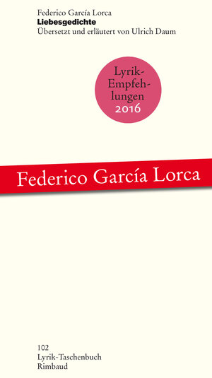 Buchcover Liebesgedichte | Federico García Lorca | EAN 9783890864020 | ISBN 3-89086-402-3 | ISBN 978-3-89086-402-0