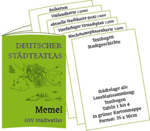 Buchcover Stadtmappe Memel - Deutscher Städteatlas | Heinz Stoob | EAN 9783891153208 | ISBN 3-89115-320-1 | ISBN 978-3-89115-320-8