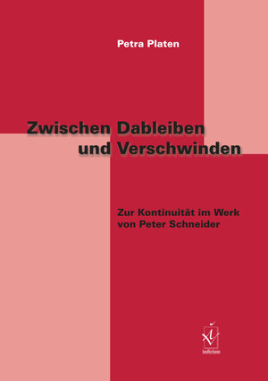 Buchcover Zwischen Dableiben und Verschwinden | Petra Platen | EAN 9783891291740 | ISBN 3-89129-174-4 | ISBN 978-3-89129-174-0