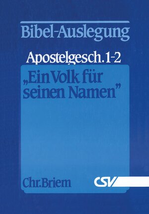 Buchcover Ein Volk für seinen Namen | Christian Briem | EAN 9783892872795 | ISBN 3-89287-279-1 | ISBN 978-3-89287-279-5