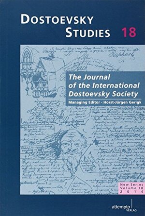Buchcover DOSTOEVSKY STUDIES: Vol. 18/2014 | Horst-Jürgen Gerigk | EAN 9783893089765 | ISBN 3-89308-976-4 | ISBN 978-3-89308-976-5