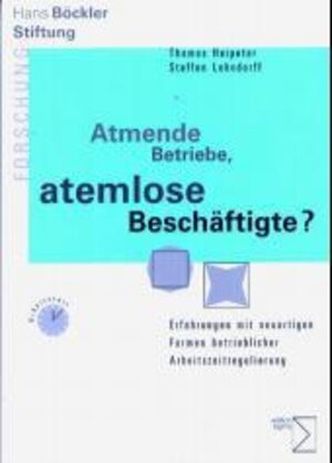 Buchcover Atmende Betriebe, atemlose Beschäftigte?  | EAN 9783894049881 | ISBN 3-89404-988-X | ISBN 978-3-89404-988-1