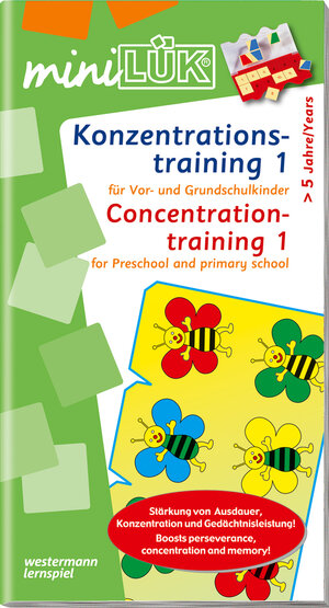 miniLÜK: Konzentrationstraining 1: für Vor- und Grundschulkinder: Stärkung von Ausdauer, Konzentration und Gedächtnisleistung