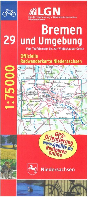 Topographische Sonderkarten Niedersachsen. Sonderblattschnitte auf der Grundlage der amtlichen topographischen Karten, meistens grösseres ... bis zur Wildeshauser Geest: RC 10 / RC 29 S