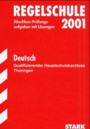 Buchcover STARK Abschluss-Prüfungen Regelschule - Qualifizierender Hauptschulabschluss Deutsch Thüringen | Anita Hahn | EAN 9783894492854 | ISBN 3-89449-285-6 | ISBN 978-3-89449-285-4