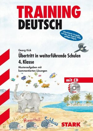 Buchcover STARK Training Deutsch - Übertritt in weiterführende Schulen 4. Klasse - mit CD | Bernd Wiedemann | EAN 9783894494186 | ISBN 3-89449-418-2 | ISBN 978-3-89449-418-6