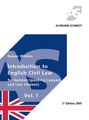 Introduction to English Civil Law I: For German-Speaking Lawyers and Law Students