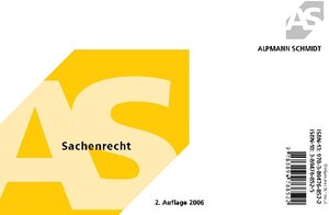 Sachenrecht - Karteikarten