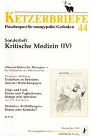 Buchcover Kritische Medizin / Tabuthema AIDS-Stop. Gedanken zu Benettons neuester Werbekampagne u.v.a.  | EAN 9783894842031 | ISBN 3-89484-203-2 | ISBN 978-3-89484-203-1
