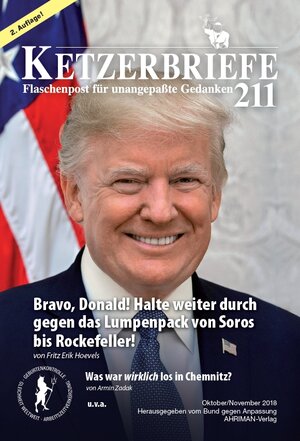 Buchcover Bravo, Donald! Halte weiter durch gegen das Lumpenpack von Soros bis Rockefeller! | Fritz Erik Hoevels | EAN 9783894842741 | ISBN 3-89484-274-1 | ISBN 978-3-89484-274-1