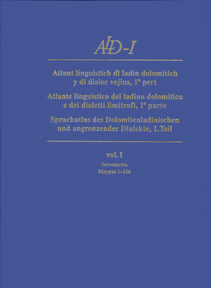 Buchcover ALD-I Sprachatlas des Dolomitenladinischen und angrenzender Dialekte  | EAN 9783895000713 | ISBN 3-89500-071-X | ISBN 978-3-89500-071-3