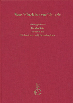 Buchcover Vom Mittelalter zur Neuzeit  | EAN 9783895001925 | ISBN 3-89500-192-9 | ISBN 978-3-89500-192-5