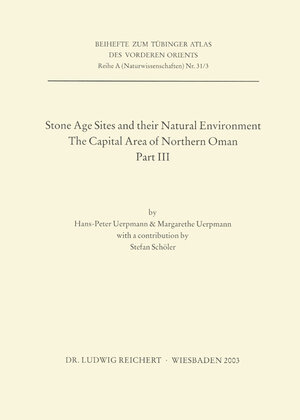 Buchcover Stone Age Sites and their Natural Environment | Hans-Peter Uerpmann | EAN 9783895003738 | ISBN 3-89500-373-5 | ISBN 978-3-89500-373-8