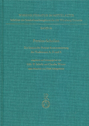 Buchcover Persius-Scholien  | EAN 9783895006319 | ISBN 3-89500-631-9 | ISBN 978-3-89500-631-9