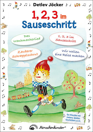 Buchcover Detlev Jöcker: 1, 2, 3 im Sauseschritt (ab 1-7 Jahre) | Detlev Jöcker | EAN 9783895163210 | ISBN 3-89516-321-X | ISBN 978-3-89516-321-0