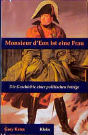 Buchcover Monsieur d'Eon ist eine Frau | Gary Kates | EAN 9783895210358 | ISBN 3-89521-035-8 | ISBN 978-3-89521-035-8