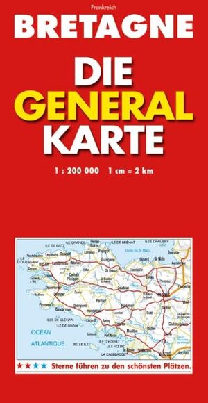 Die Generalkarte Bretagne 1:200 000