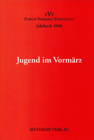 Buchcover Jugend im Vormärz  | EAN 9783895286117 | ISBN 3-89528-611-7 | ISBN 978-3-89528-611-7
