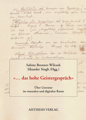 Buchcover ... das hohe Geistergespräch  | EAN 9783895286575 | ISBN 3-89528-657-5 | ISBN 978-3-89528-657-5