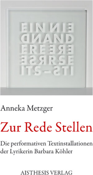 Buchcover Zur Rede Stellen | Anneka Metzger | EAN 9783895288340 | ISBN 3-89528-834-9 | ISBN 978-3-89528-834-0