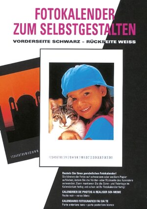 Buchcover Fotokalender zum Selbstgestalten  | EAN 9783895293085 | ISBN 3-89529-308-3 | ISBN 978-3-89529-308-5