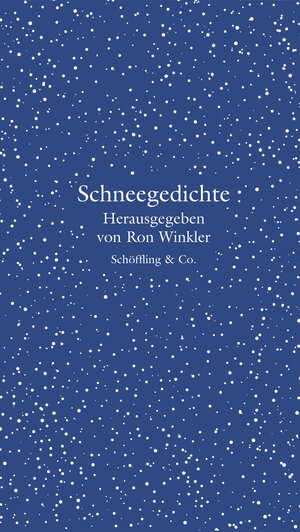 Buchcover Schneegedichte  | EAN 9783895612152 | ISBN 3-89561-215-4 | ISBN 978-3-89561-215-2