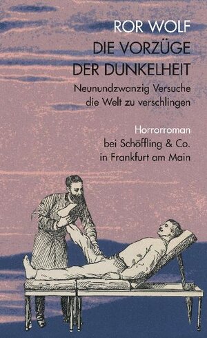 Buchcover Die Vorzüge der Dunkelheit | Ror Wolf | EAN 9783895613074 | ISBN 3-89561-307-X | ISBN 978-3-89561-307-4