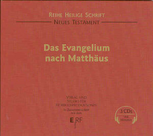 Buchcover Das Evangelium nach Matthäus | EAN 9783895626951 | ISBN 3-89562-695-3 | ISBN 978-3-89562-695-1