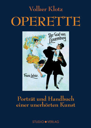 Buchcover Operette | Volker Klotz | EAN 9783895641800 | ISBN 3-89564-180-4 | ISBN 978-3-89564-180-0
