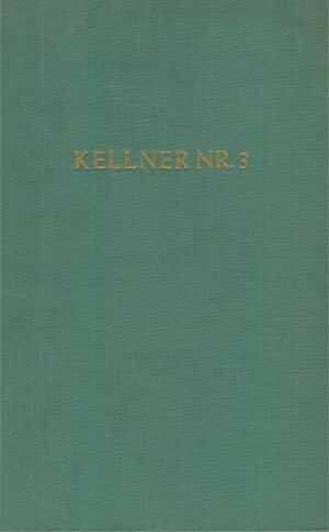 Buchcover Kellner Nr. 3 | Eugen Klatt | EAN 9783895750021 | ISBN 3-89575-002-6 | ISBN 978-3-89575-002-1