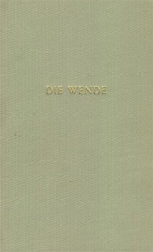Buchcover Die Wende | Franz Brand | EAN 9783895750137 | ISBN 3-89575-013-1 | ISBN 978-3-89575-013-7