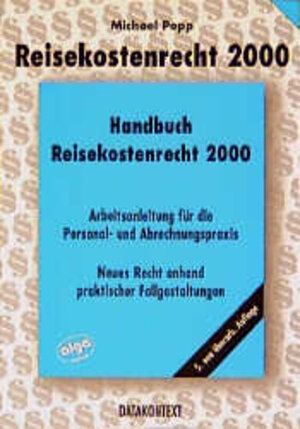 Buchcover Handbuch Reisekostenrecht 2000 | Michael Popp | EAN 9783895771675 | ISBN 3-89577-167-8 | ISBN 978-3-89577-167-5