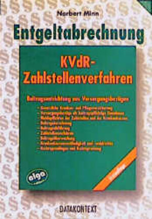 Buchcover KVDR-Zahlstellenverfahren | Norbert Minn | EAN 9783895771989 | ISBN 3-89577-198-8 | ISBN 978-3-89577-198-9