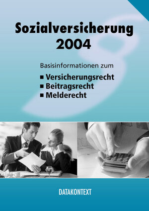 Buchcover Sozialversicherung 2004 | Joachim Schermer | EAN 9783895773112 | ISBN 3-89577-311-5 | ISBN 978-3-89577-311-2