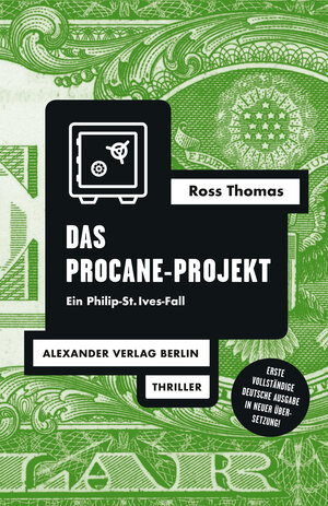 Buchcover Das Procane-Projekt | Ross Thomas | EAN 9783895815959 | ISBN 3-89581-595-0 | ISBN 978-3-89581-595-9