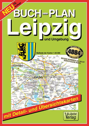 Buchcover Buchstadtplan Leipzig und Umgebung  | EAN 9783895910111 | ISBN 3-89591-011-2 | ISBN 978-3-89591-011-1