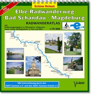 Doktor Barthel Radwanderatlas, Elbe-Radwanderweg Bad Schandau-Magdeburg