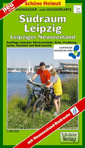 Doktor Barthel Wander- und Radwanderkarten, Radwanderkarte Südraum Leipzig: Mit Neuseenland-Route