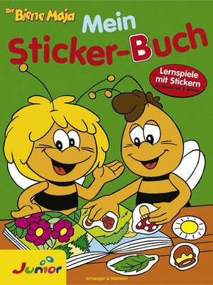 Biene Maja. Mein Stickerbuch. Lernspiele mit Stickern