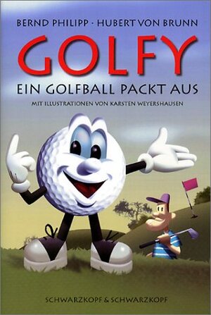 Golfy. Ein Golfball packt aus