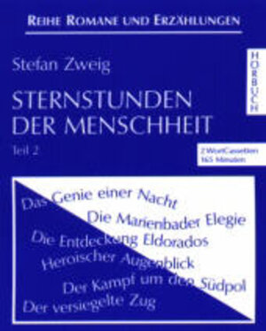 Buchcover Sternstunden der Menschheit | Stefan Zweig | EAN 9783896141569 | ISBN 3-89614-156-2 | ISBN 978-3-89614-156-9